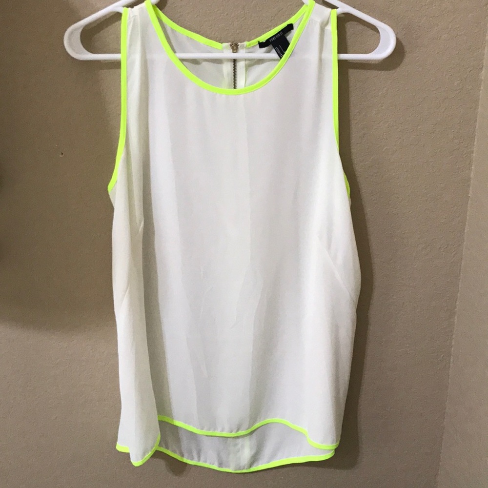 Sheer tank top blouse !